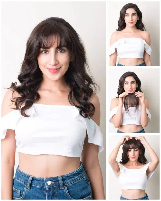 Hair Topper Clip In Bangs